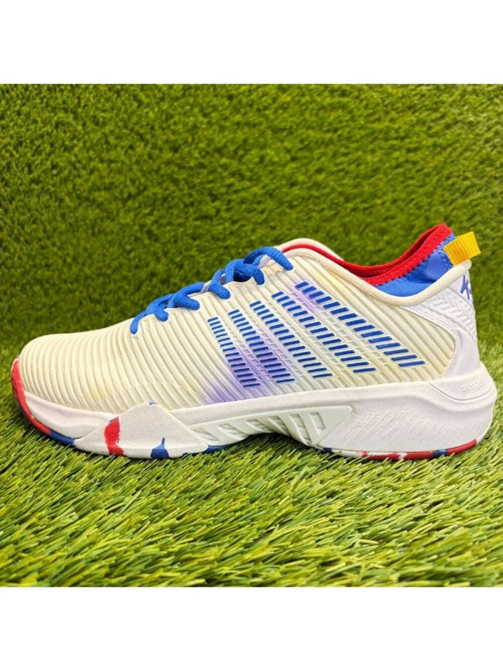 K-Swiss Hypercourt Supreme Mens Size 9.5 White Athletic Tennis Shoes Sneakers